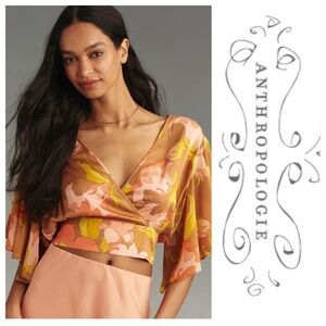 NWT Tiny Olympia Faux-Wrap Top